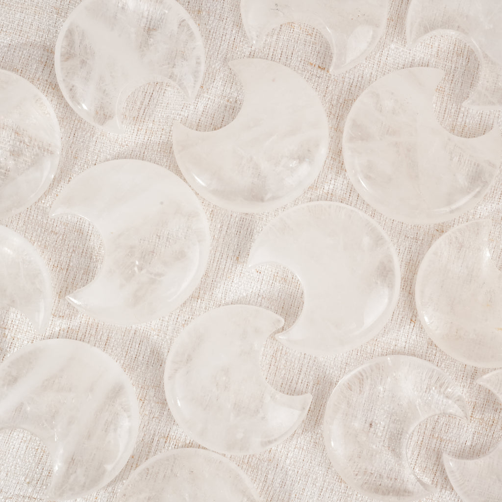 Clear Quartz Moon