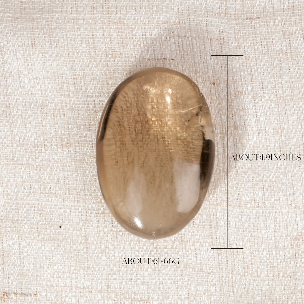 Smoky Quartz Palm Stone