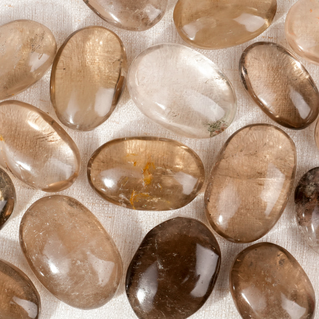 Smoky Quartz Palm Stone