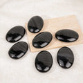 Midnight Lace Obsidian Palm Stone