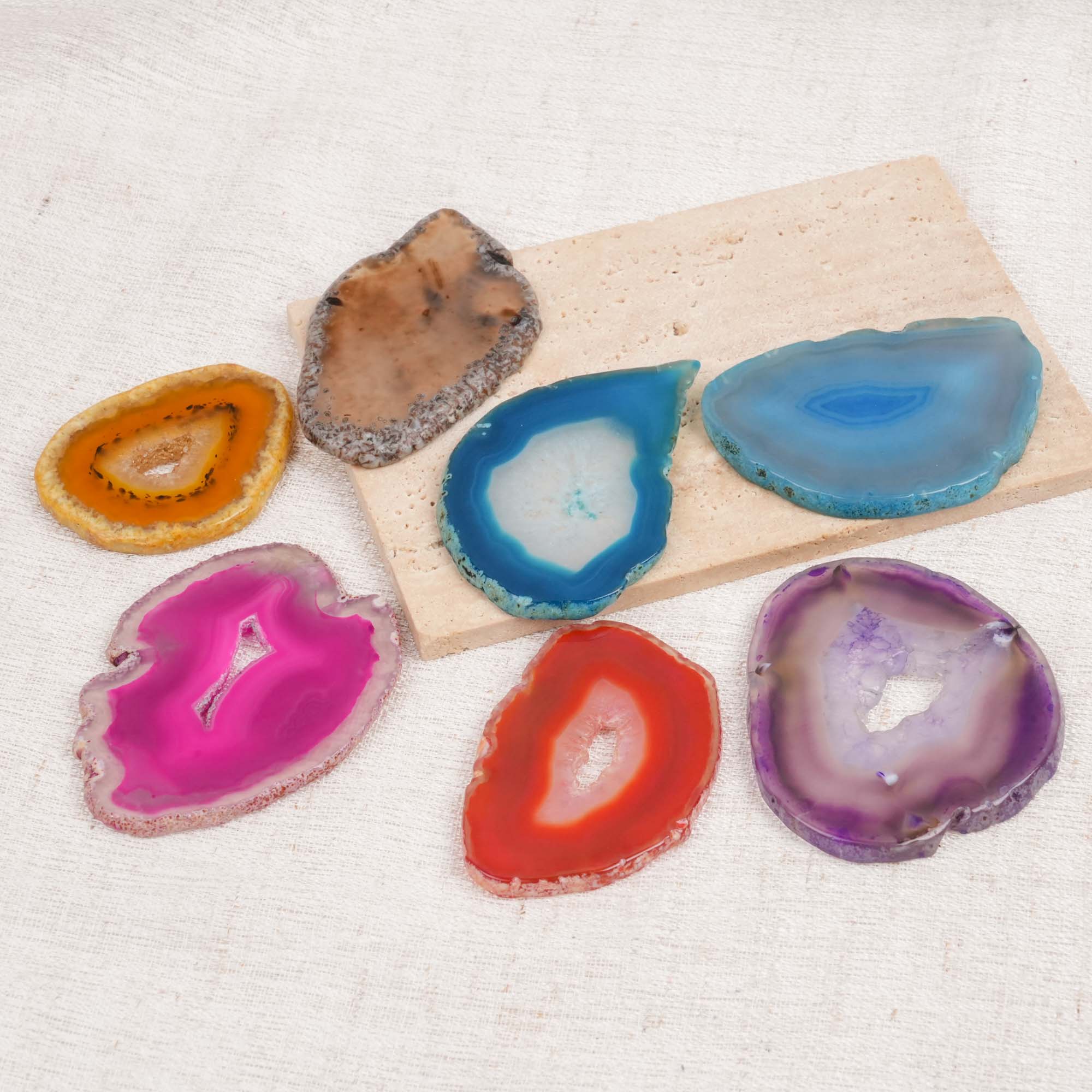 Rainbow Agate Slice