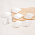 Selenite Leaf Palm Stone