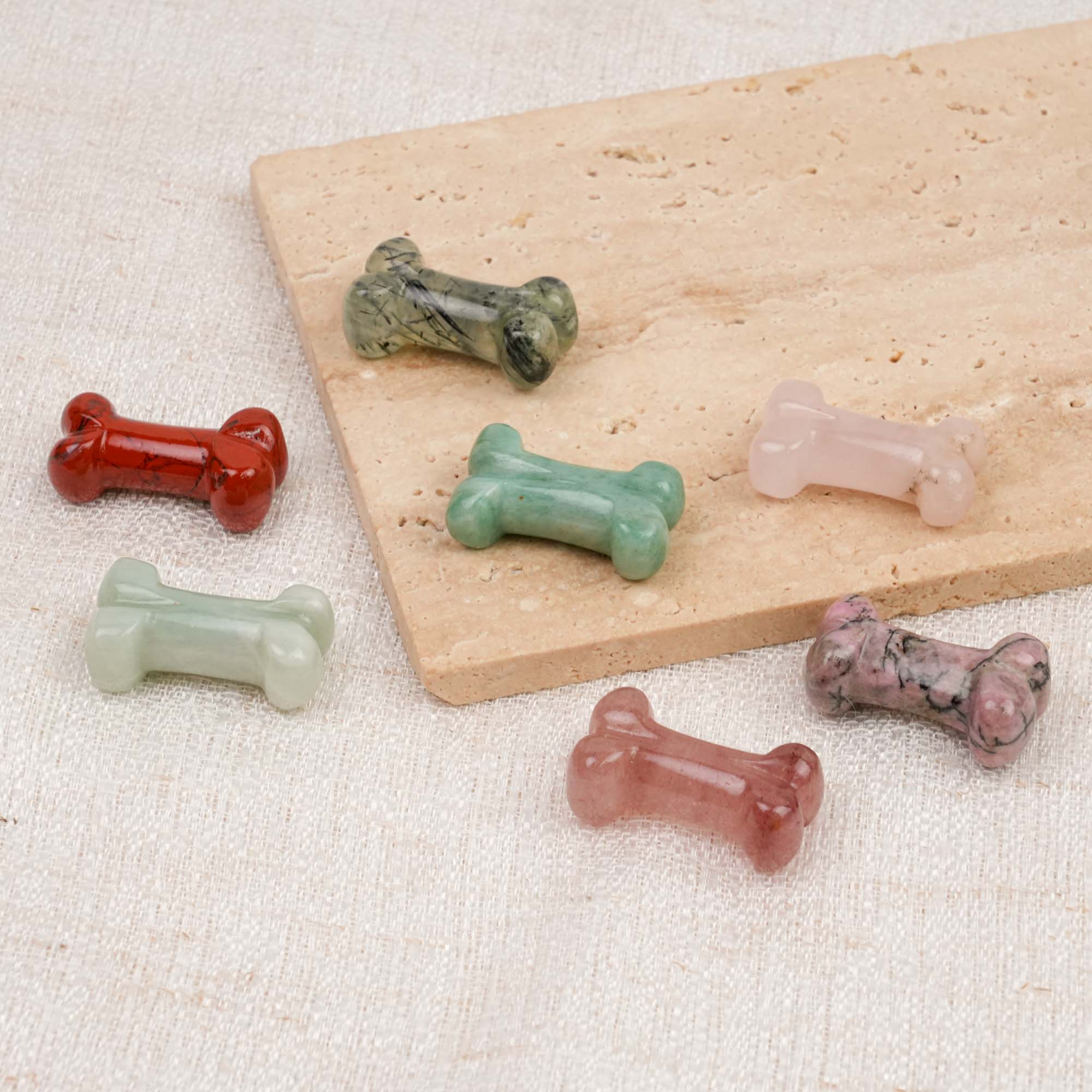 Multi-Material Mini Crystal Dog Bones