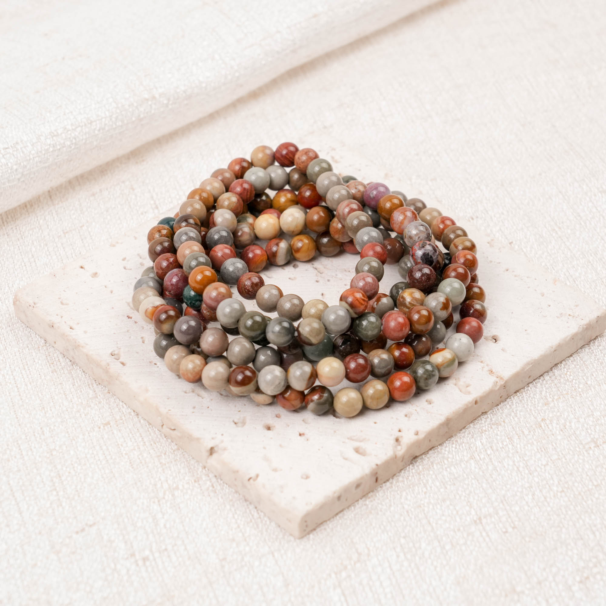 Polychrome Stone Bracelet