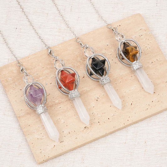 Crystal Merkaba Pendulum