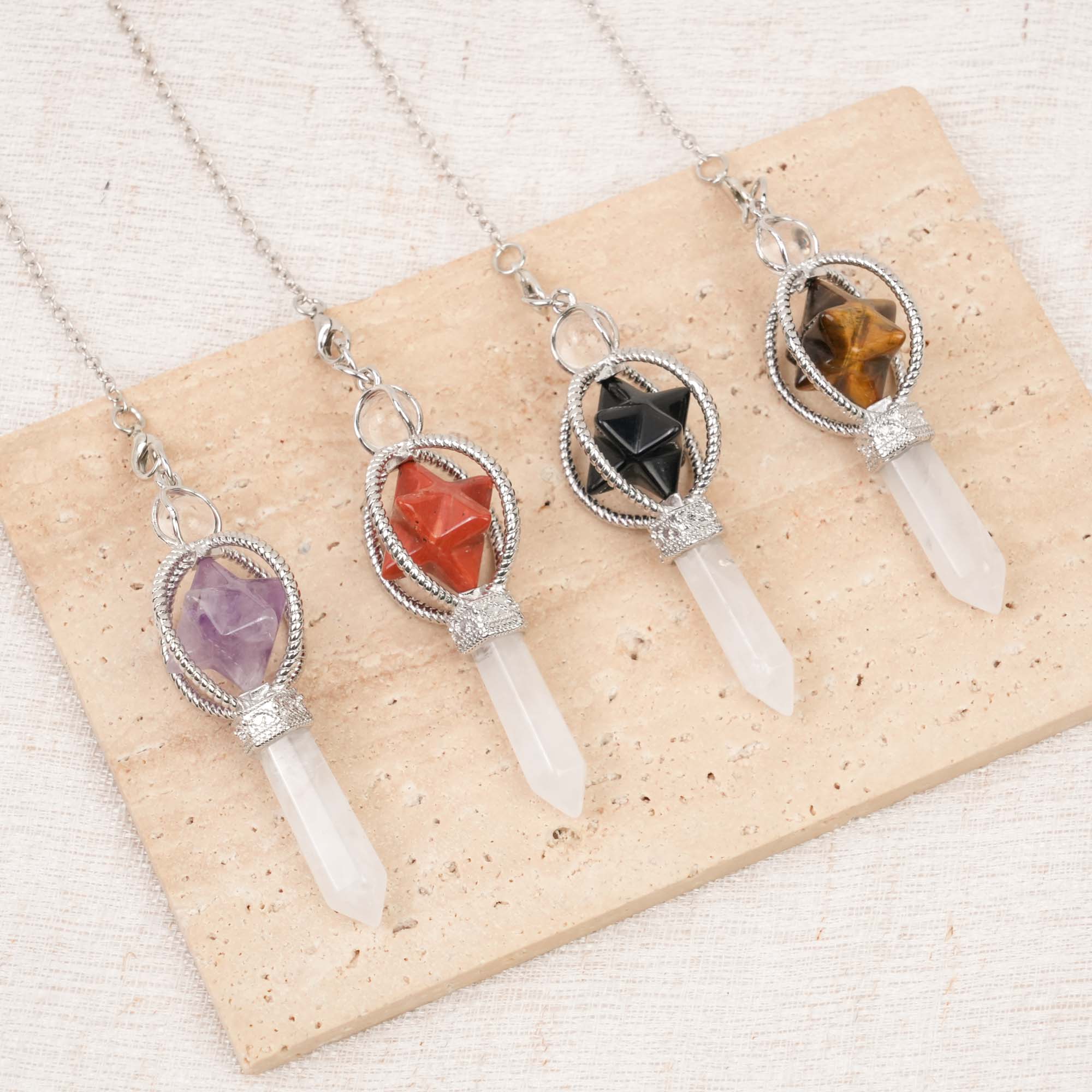 Multi-Material Spinning Merkaba Pendulum