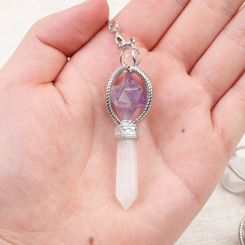 Crystal Merkaba Pendulum