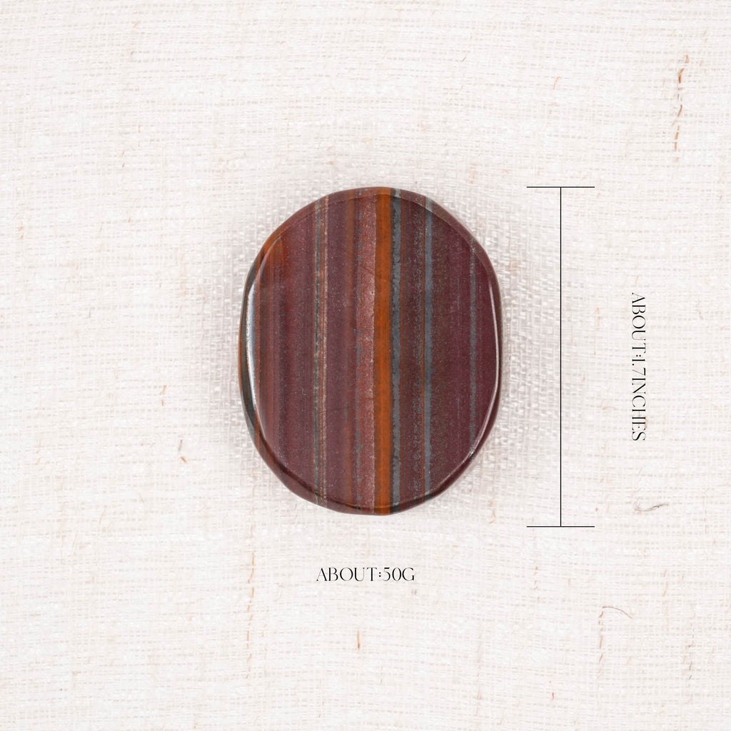 Iron Tiger Eye Palm Stone