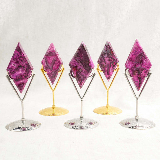 Red Mexico Agate Diamond