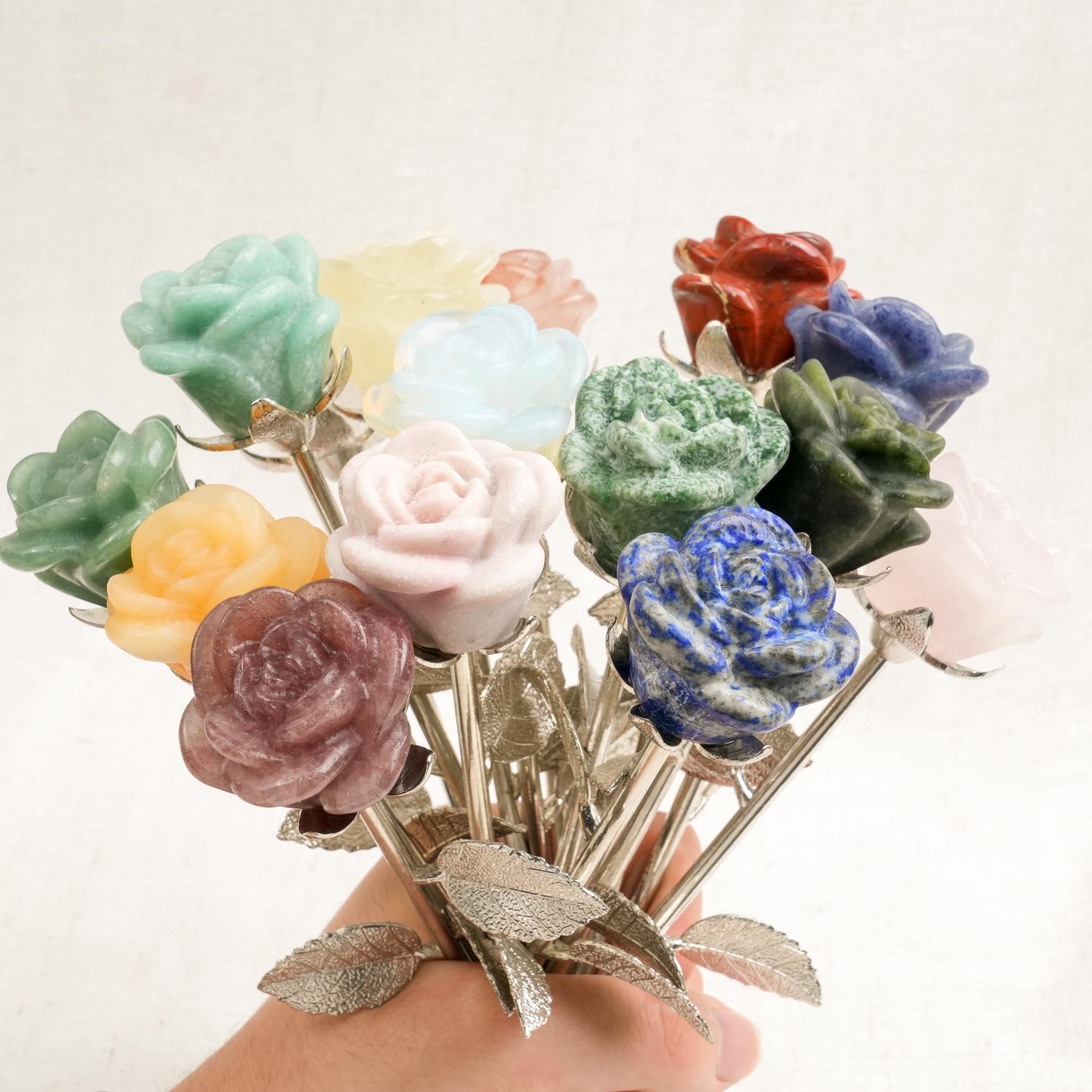 Crystal Rose Carving