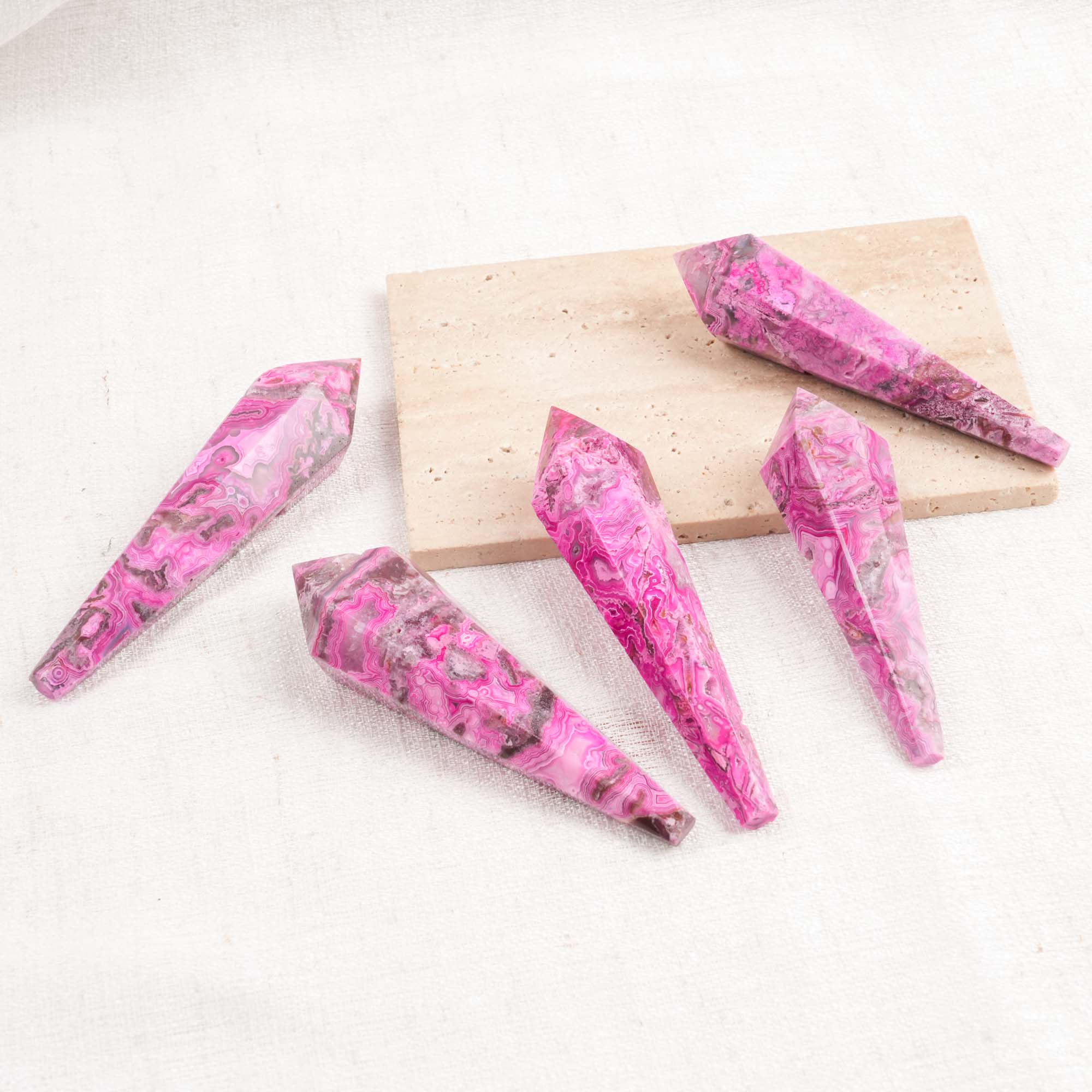 Red Mexico Agate Wand Point