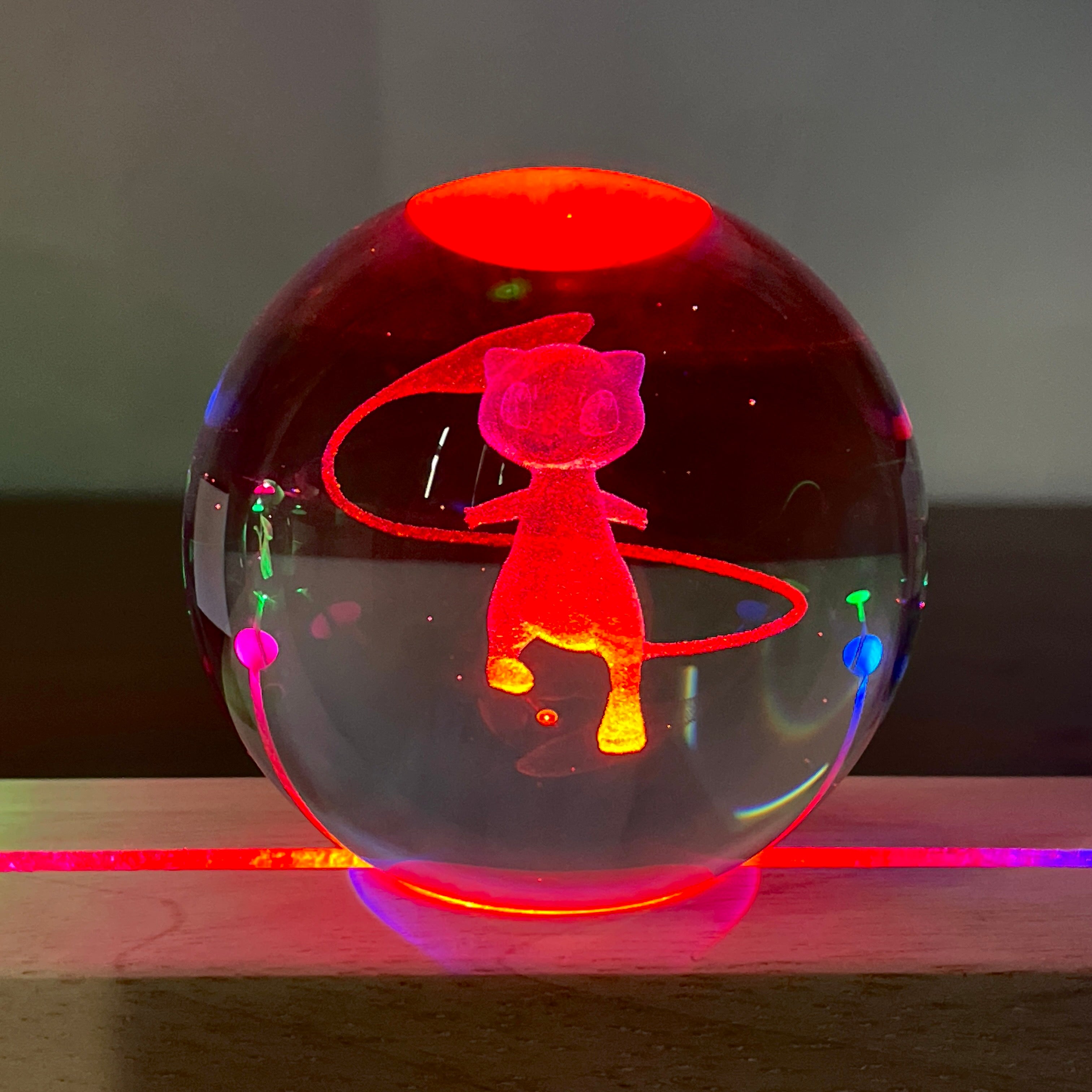 Pokémon 3D Laser Crystal Sphere