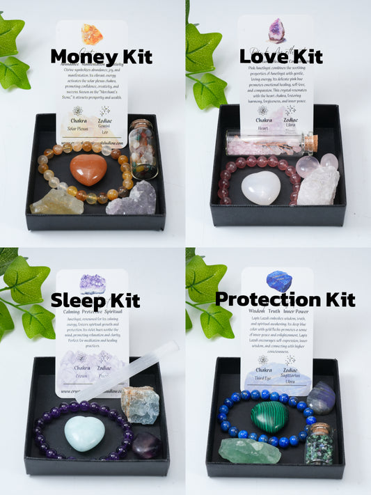 The Manifestation Box: Handpicked Healing Crystal Kits for Every Intention