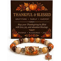 Thanksgiving Fall Beaded Bracelet