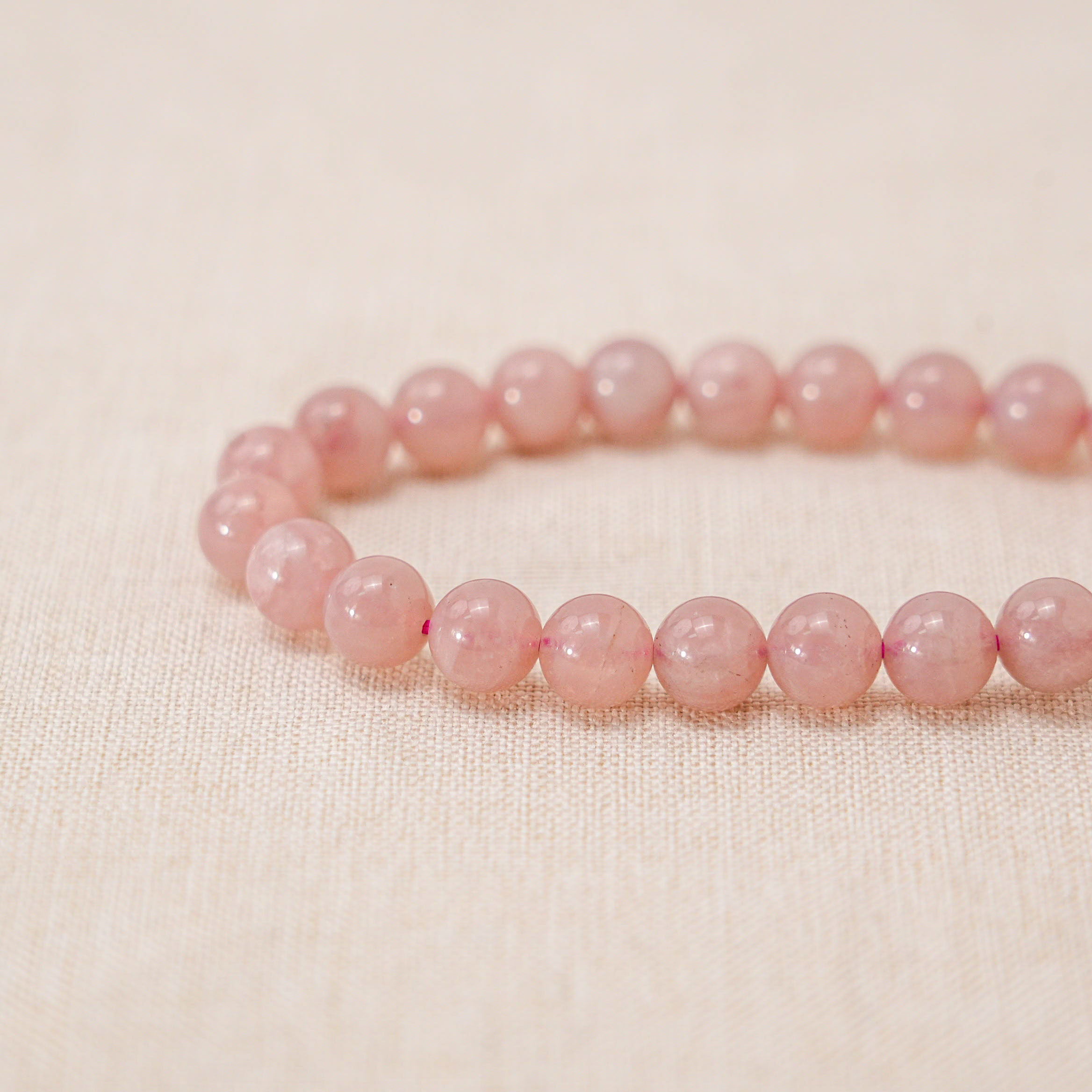 Pink Amethyst Bracelet is a thoughtful gift for loved ones, symbolizing love, harmony, and positive energy