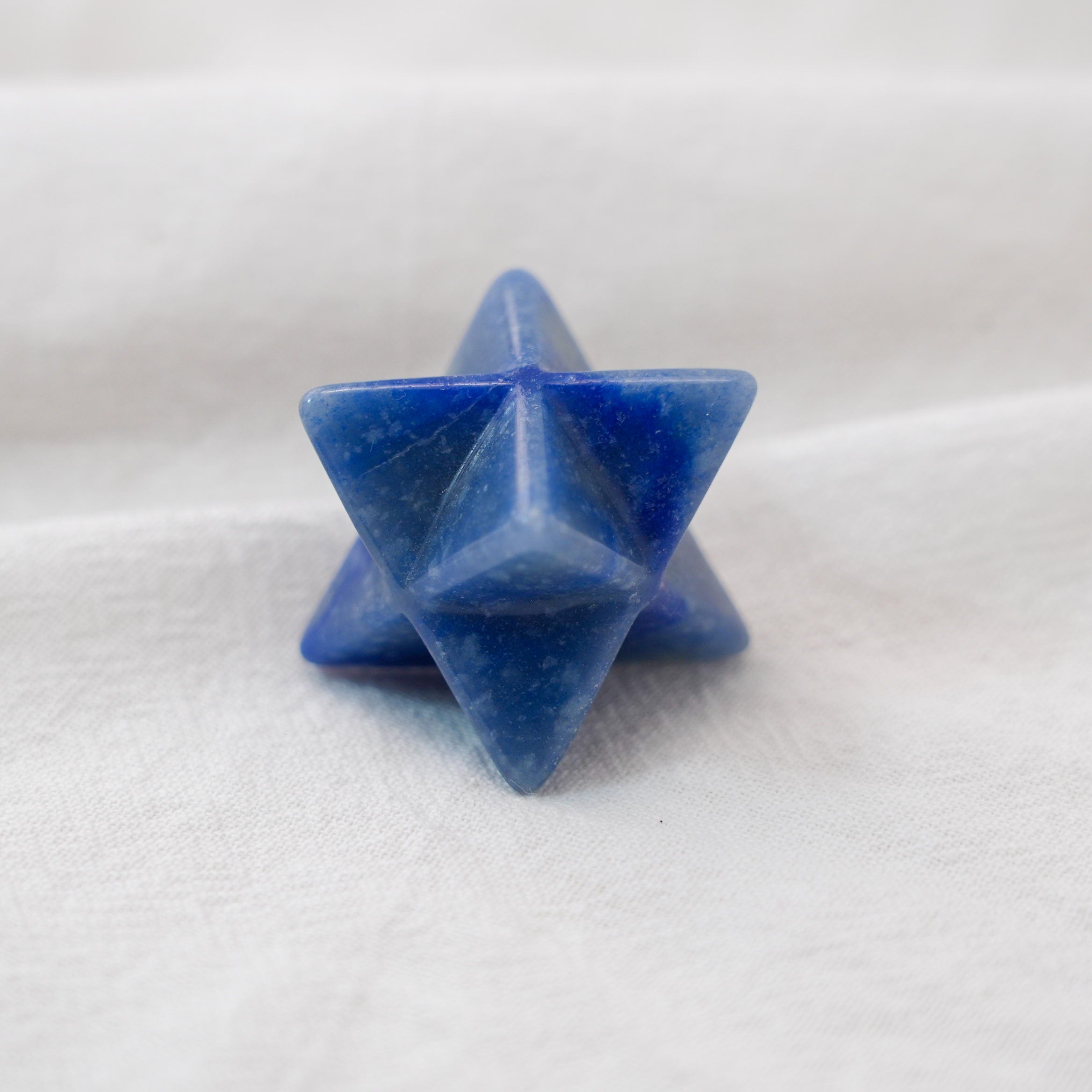 Blue Aventurine Merkaba for communication and mental clarity