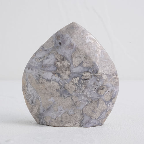 Soothing Blue Agate Crystal for Stress Relief