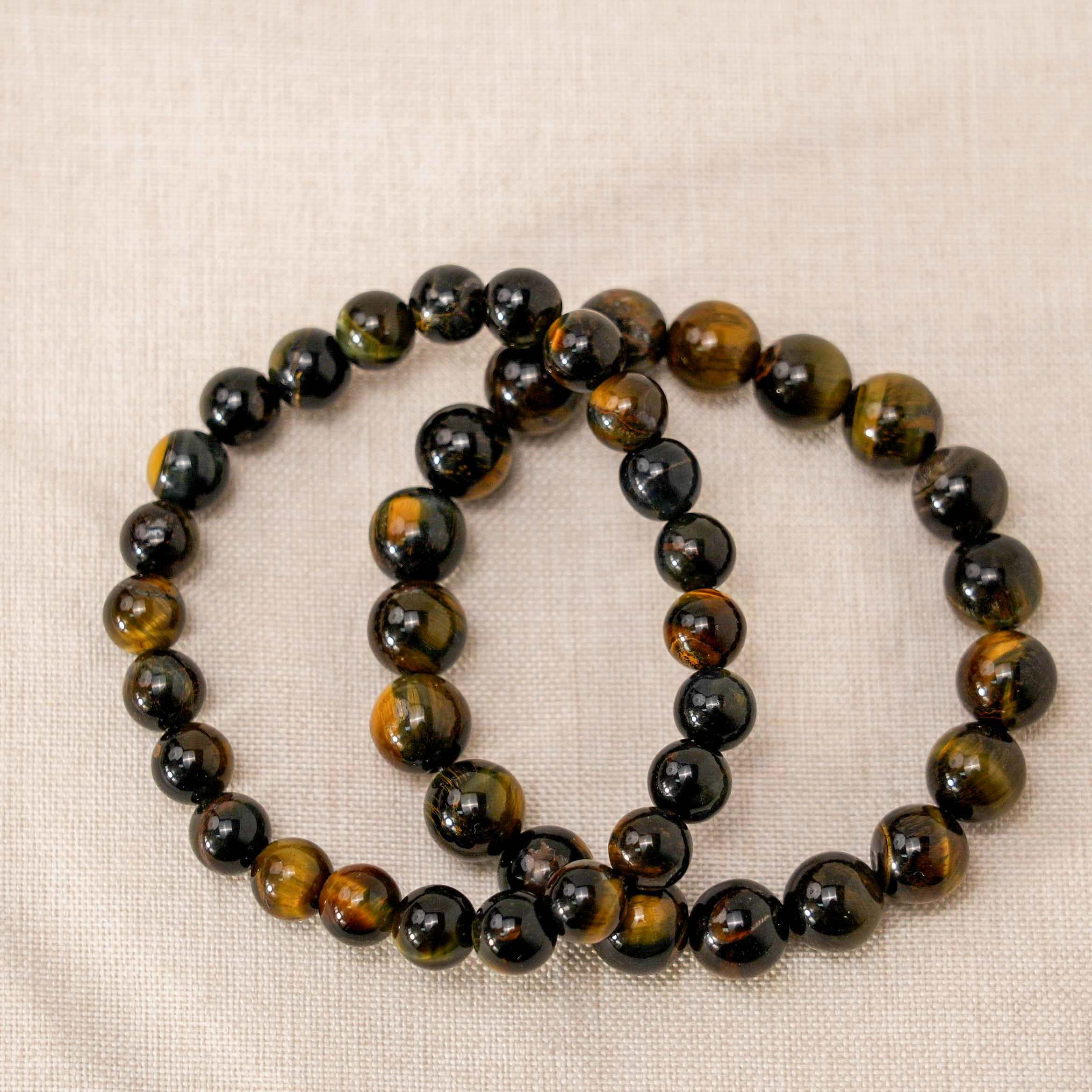 Blue Tiger Eye Stone Bracelet promoting emotional stability and clarity