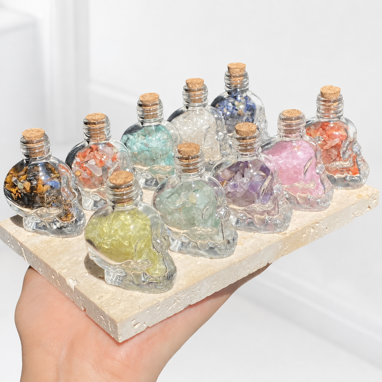 Skull Wishing Bottle
