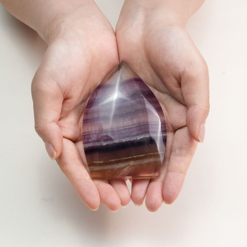 Enchanting Candy Fluorite Freeform Crystal, emanating calming vibes