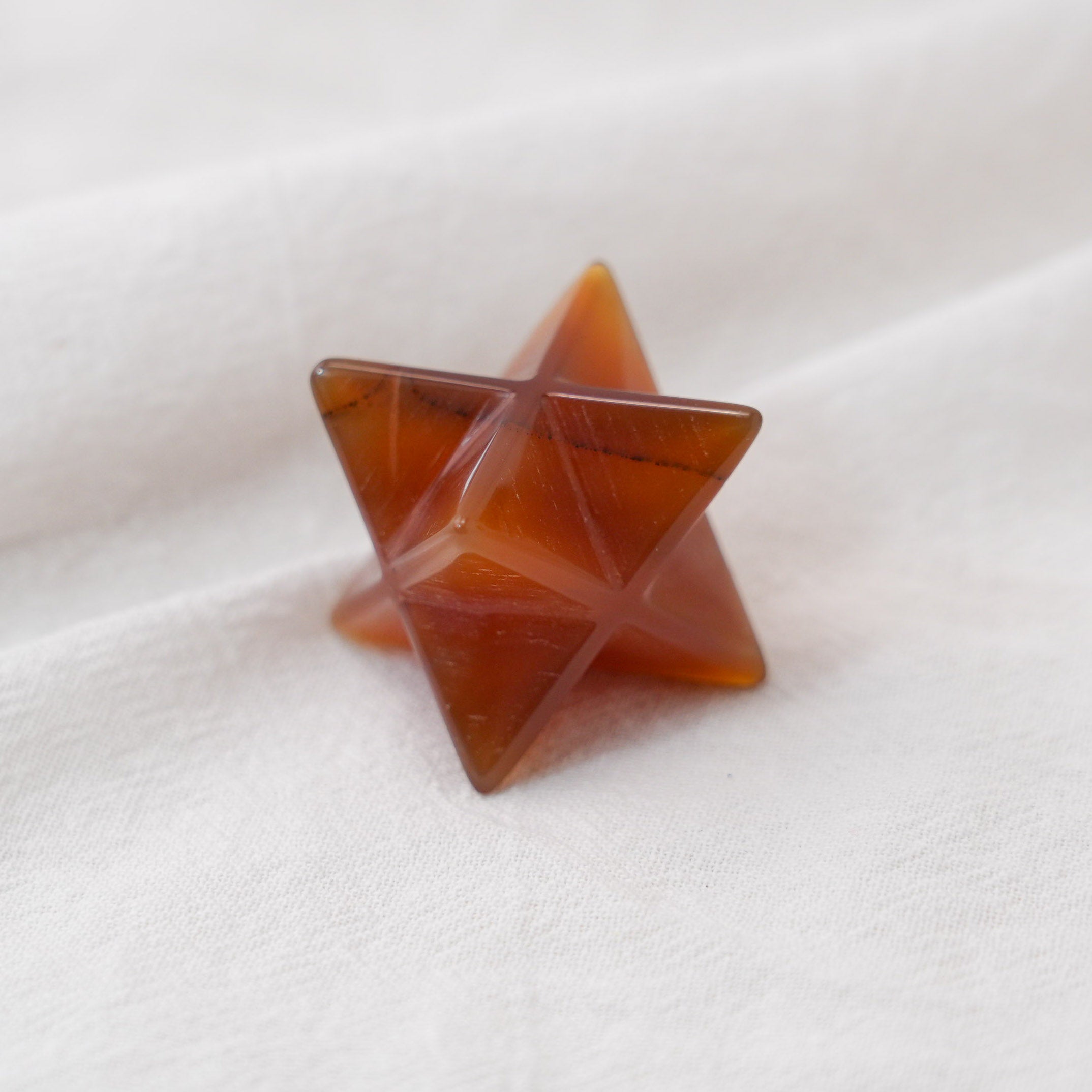 Carnelian Merkaba for protection and grounding energy