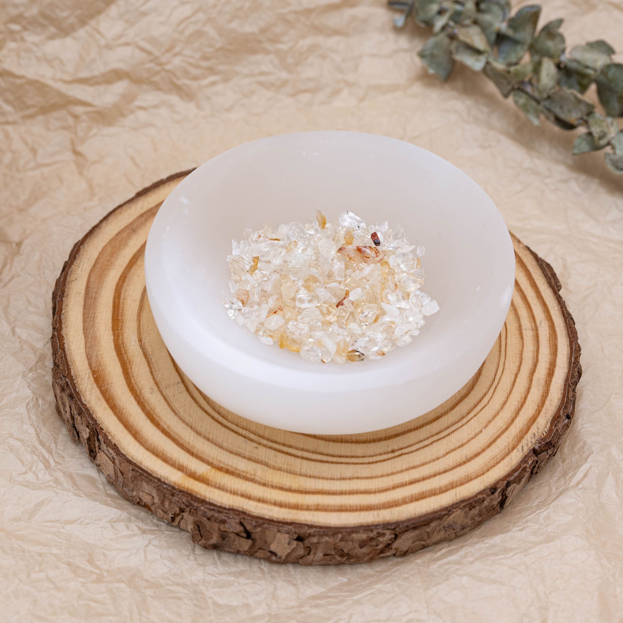 Energy-cleansing Selenite Bowl