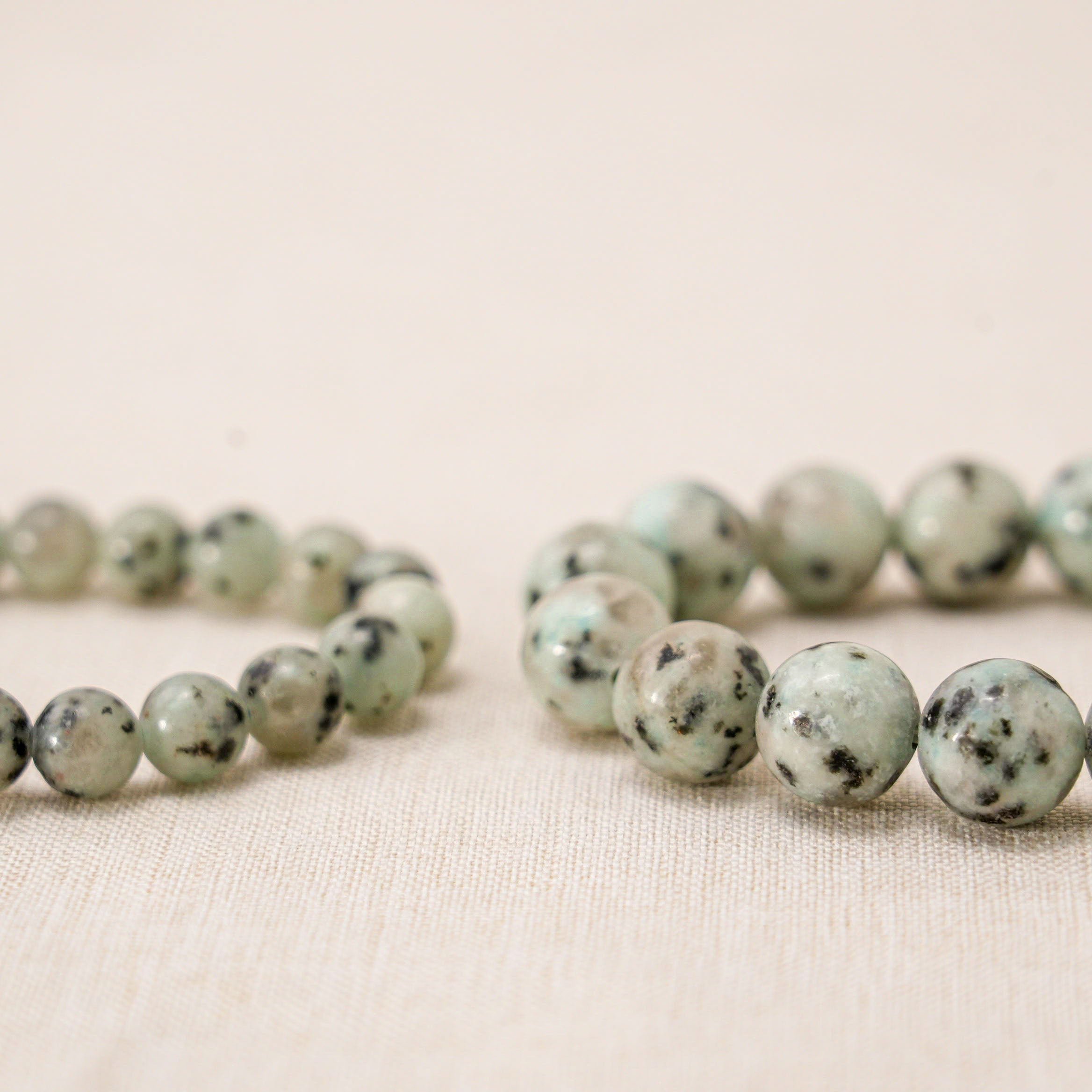 Kiwi Jasper is known for its grounding energy, keeping you centered and balanced