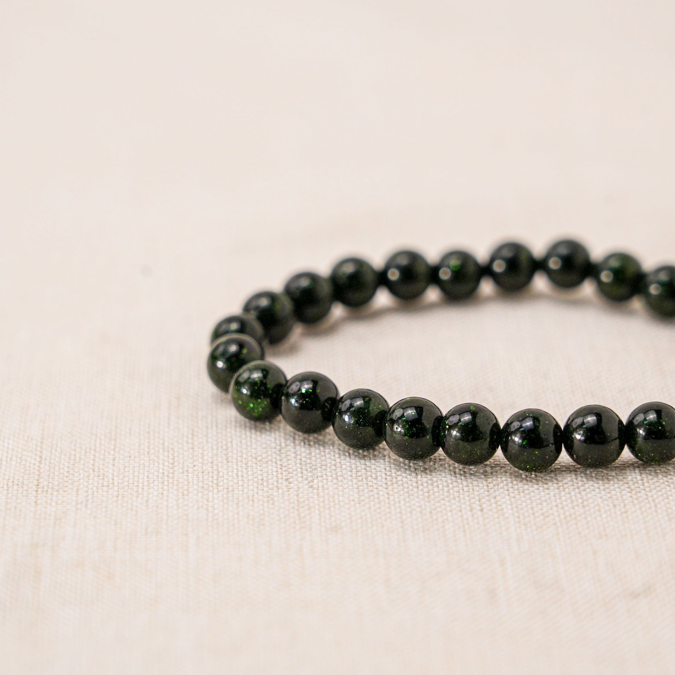 Green Sand Stone Bracelet for peace and harmony