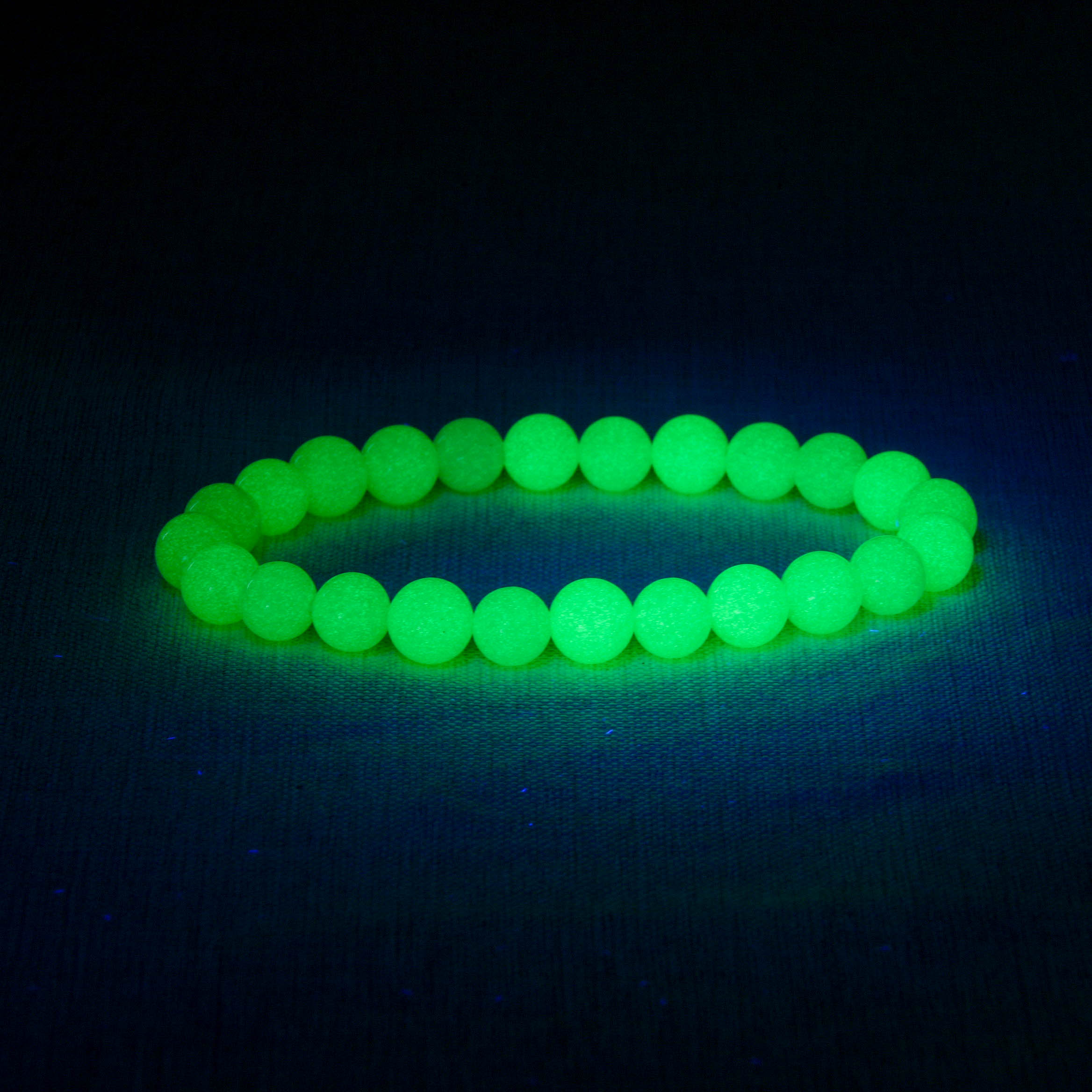 Mystic luminous stone bracelet that radiates a subtle glow, ideal for enhancing meditation practices.