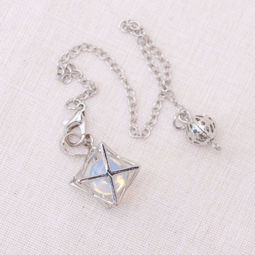 Opalite Merkaba pendulum balancing energy