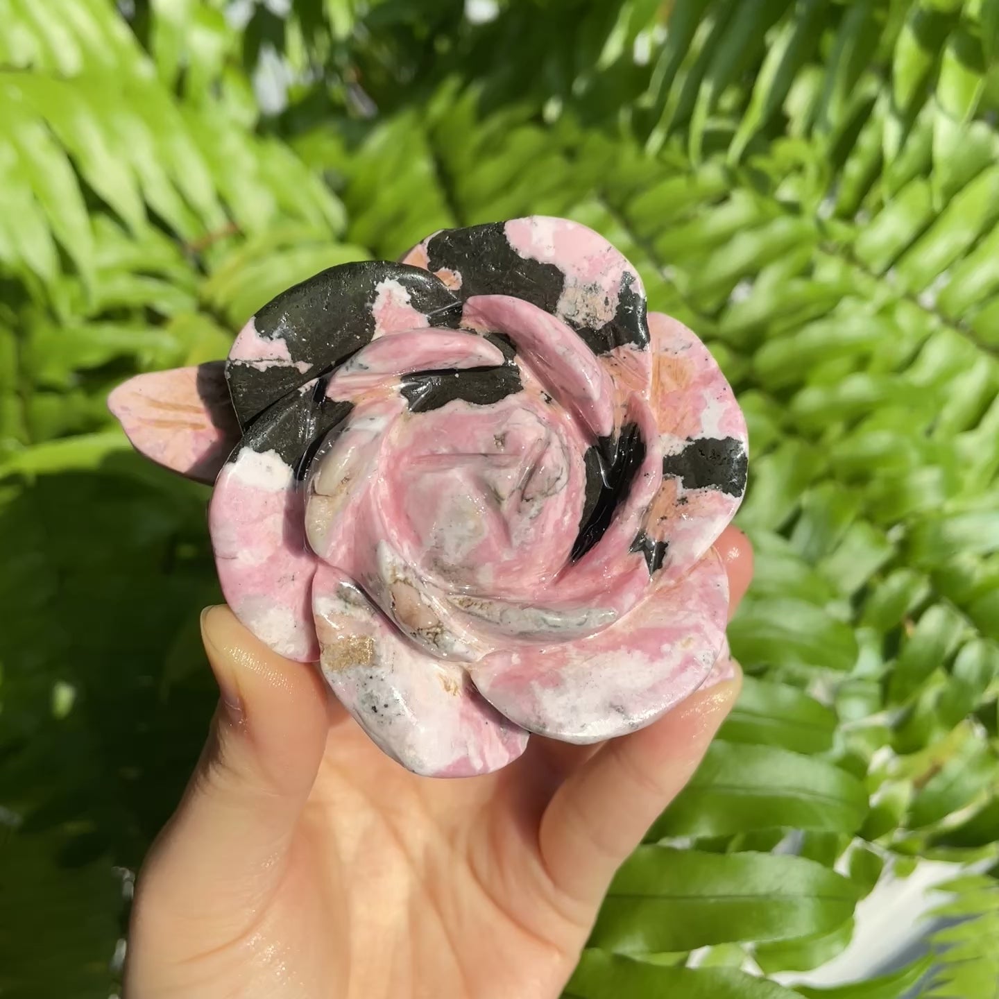 Peru Rhodonite Flower
