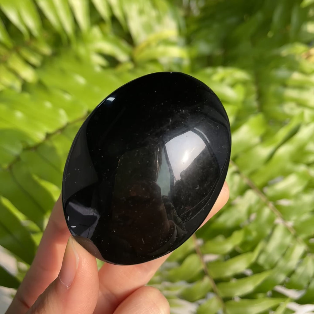 Black Obsidian Palmstone