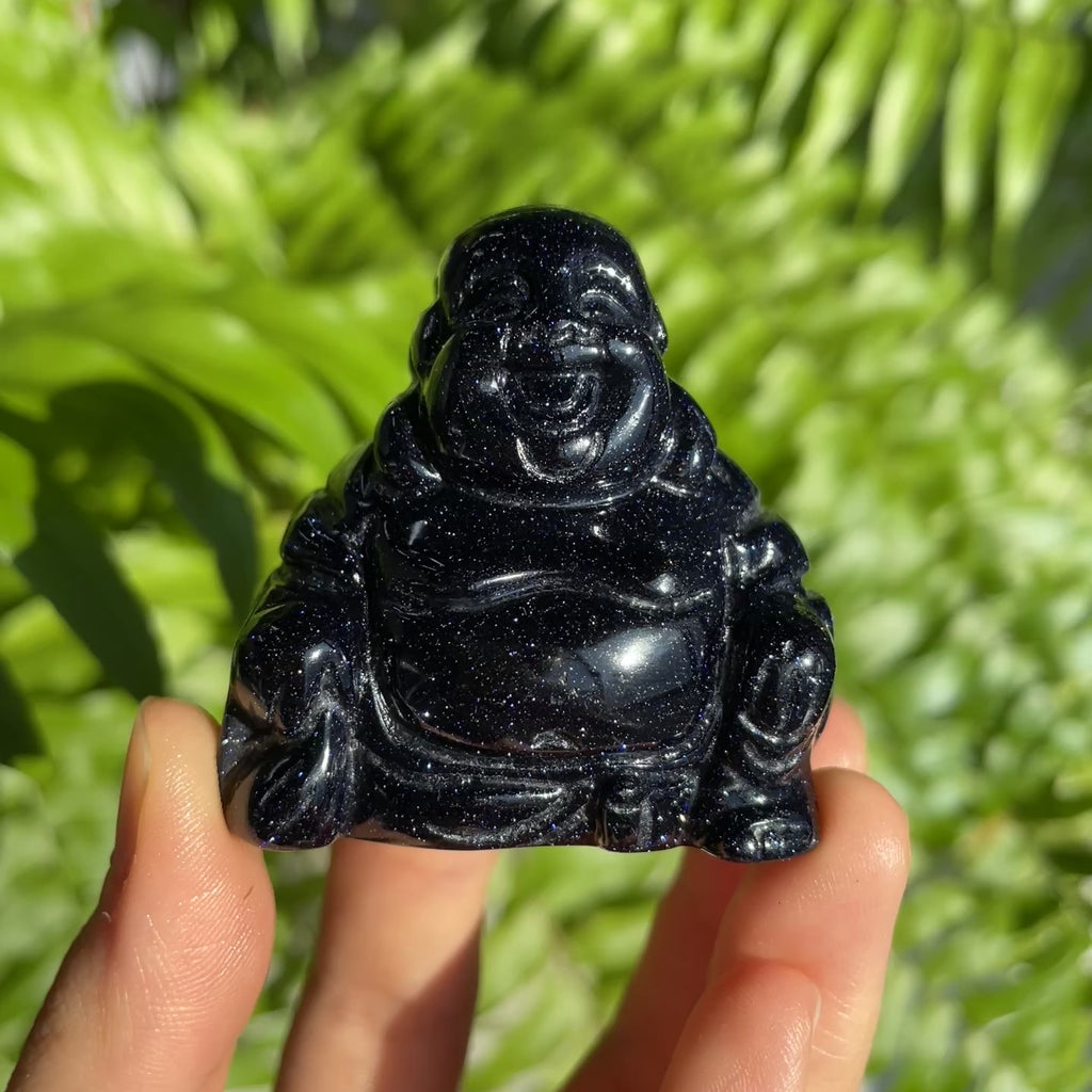 Blue Sand Stone Buddha