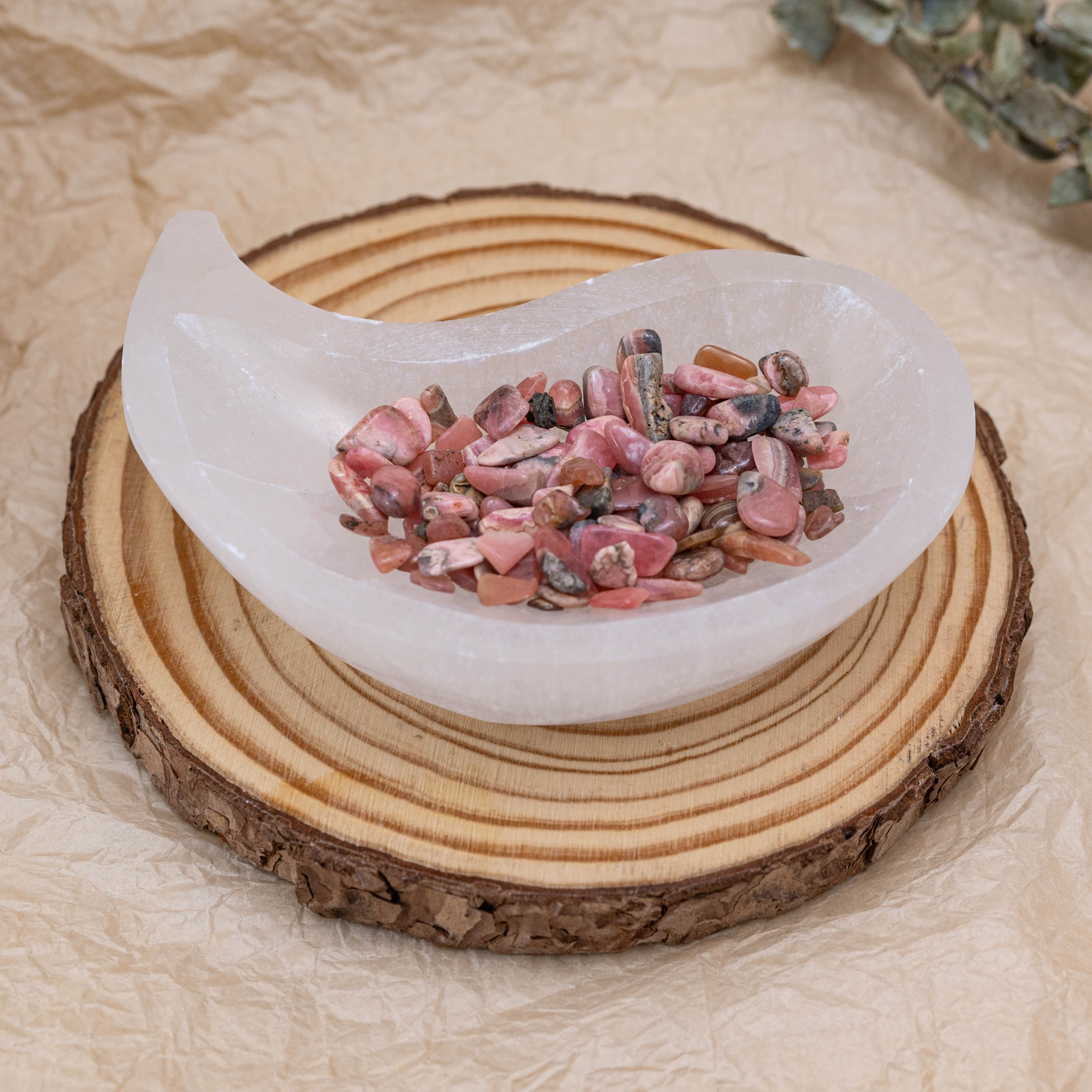 Selenite Bowl for crystal display