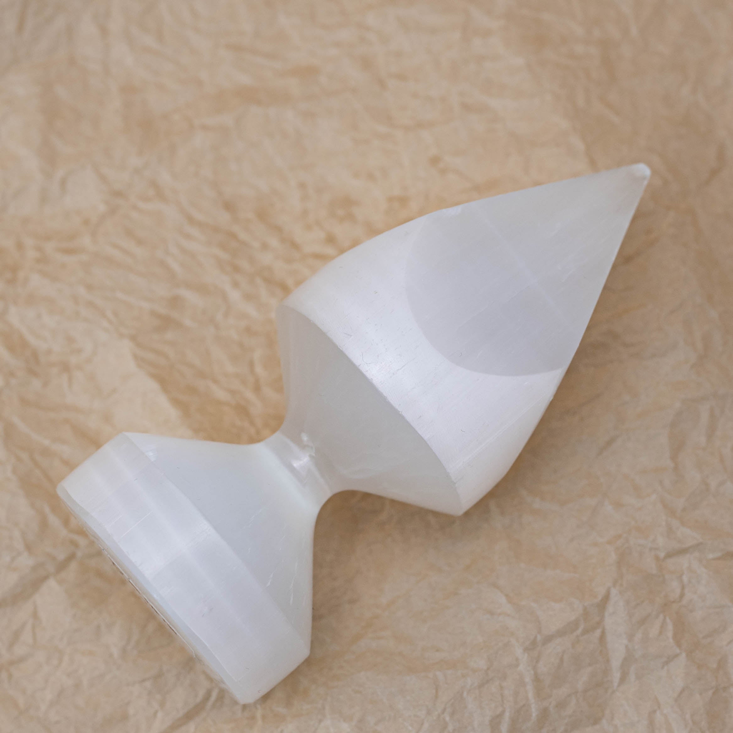 Selenite Spear Tip for crystal healing