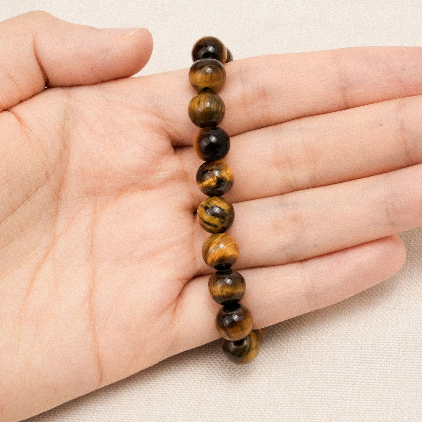 Fashion Tiger Eye Stone Bracelet, wards off evil, enhances charm, natural mineral